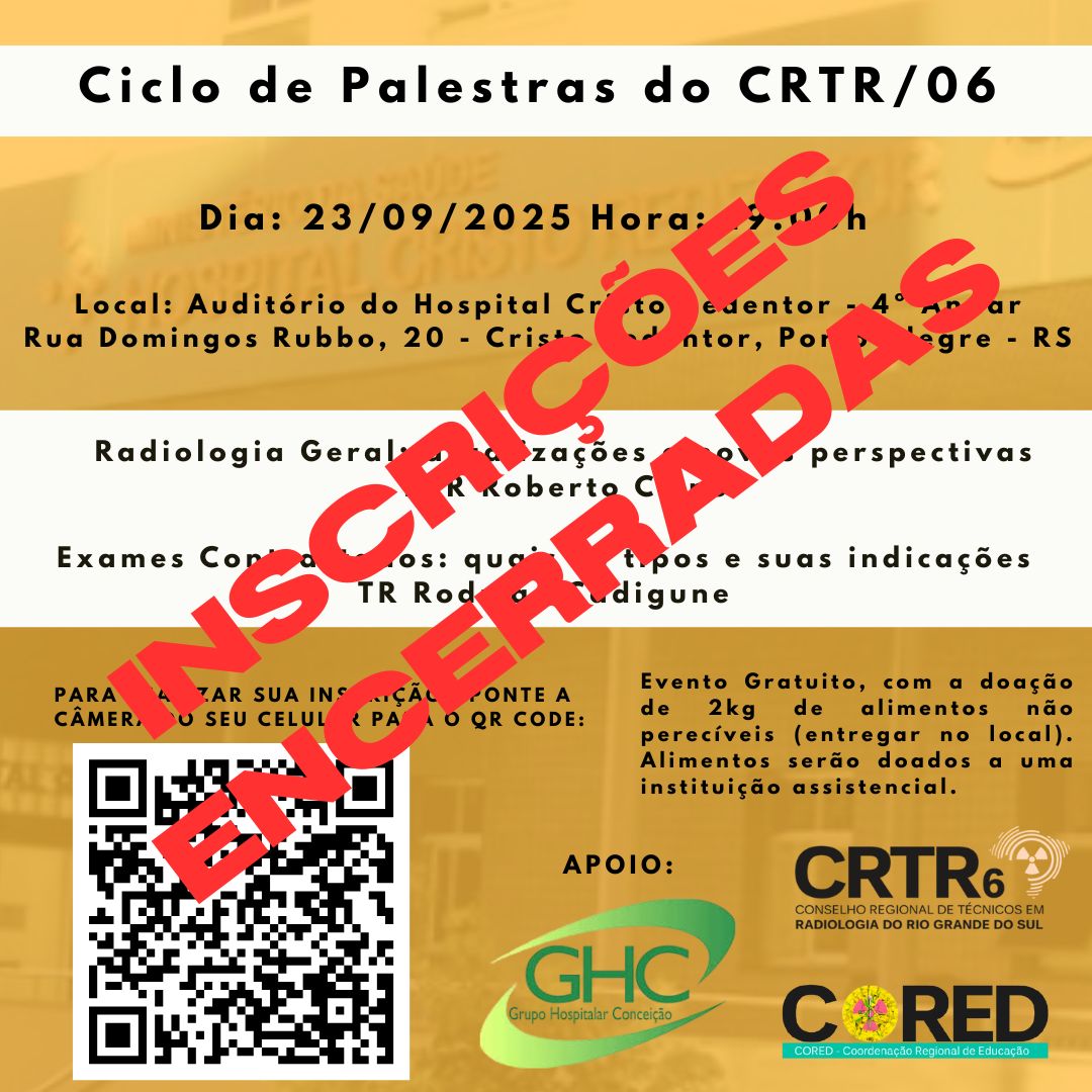 Ciclo Regional de Palestras – CRTR/06